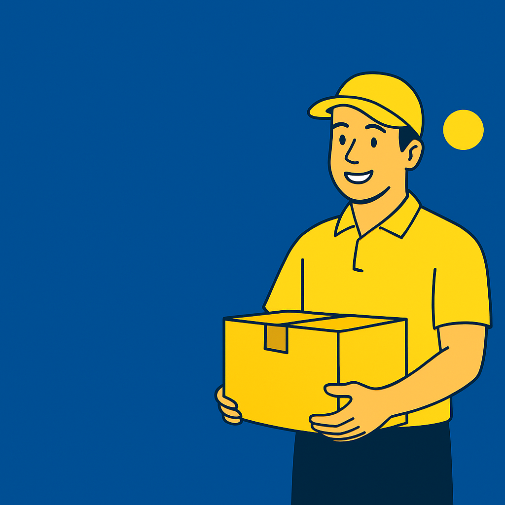 Illustration application Colis-Assurances